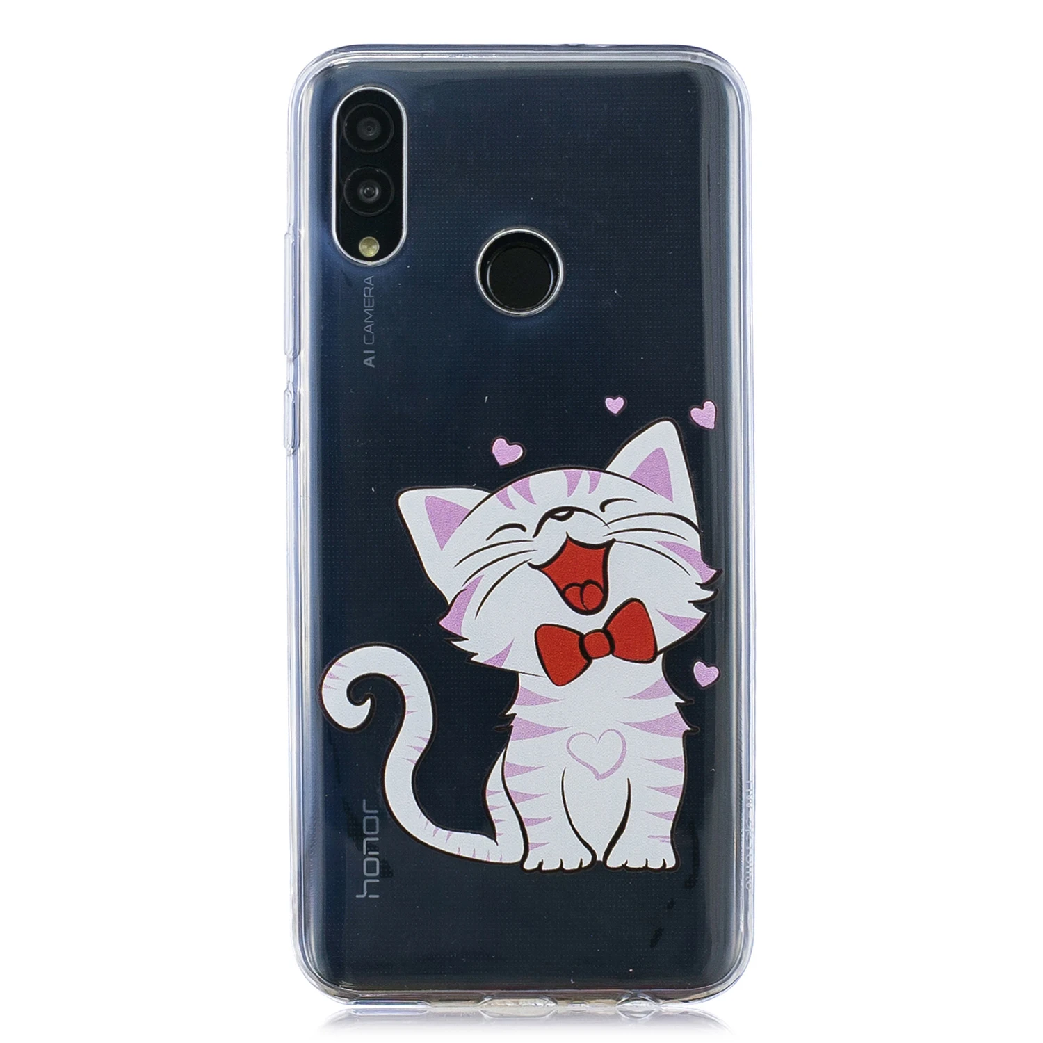 Чехол с забавными животными для huawei honor 10 lite p smart 2018 мягкий чехол s чехлы задняя