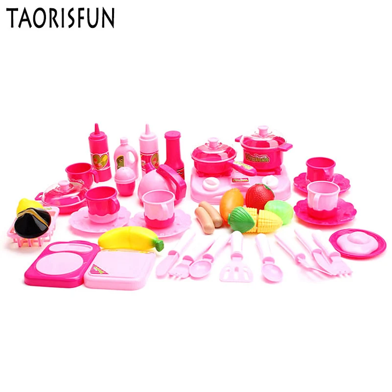 TAORISFUN 46 шт./компл. мини детский кухонный набор игрушки кухня для детей ролевые