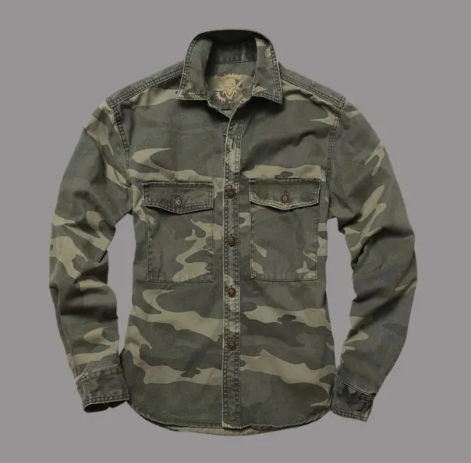 Горные камуфляжные рубашки, Мужская Военная рубашка, куртки с длинным рукавом, камуфляжная форма, мужские топы, мужская одежда