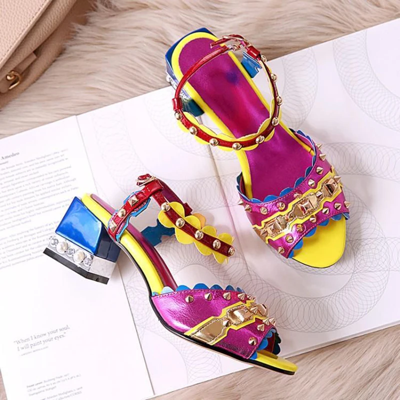 2019 шикарные дизайнерские сандалии гладиаторы женская обувь с открытым носком