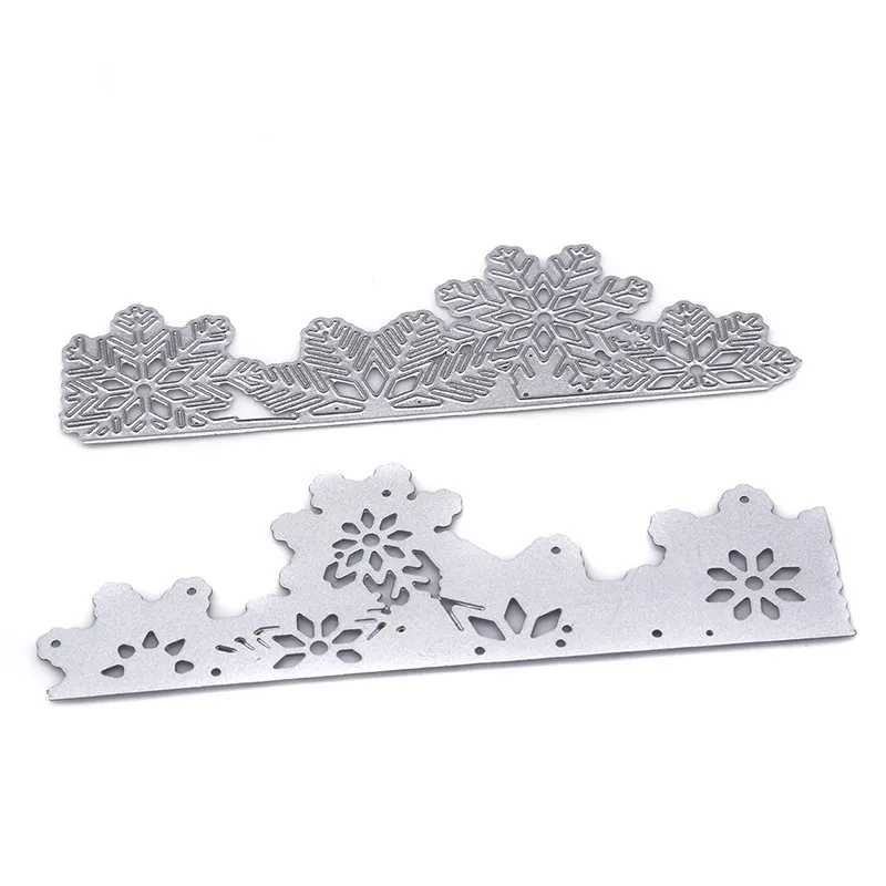 Металл Сталь резка умирает Снежинка рамочный нож плесень тиснение Die для DIY