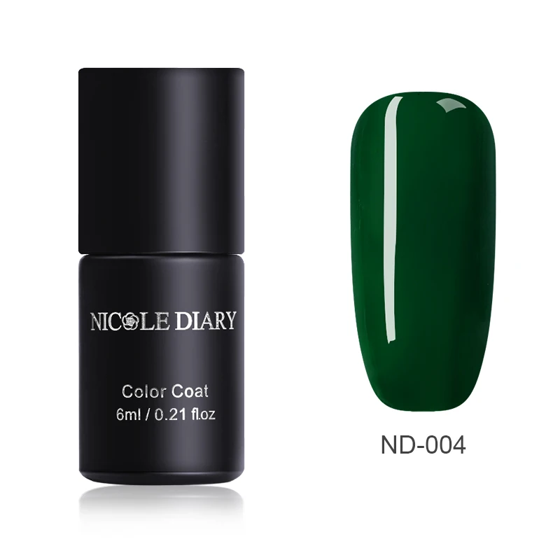 Other ND-004 NICOLE дневник одношаговый лак для ногтей УФ-гель серый красный серия блеск замочить от гель-лака нет необходимости базовое верхнее покрытие ногтей DIY - Цвет: Other ND-004