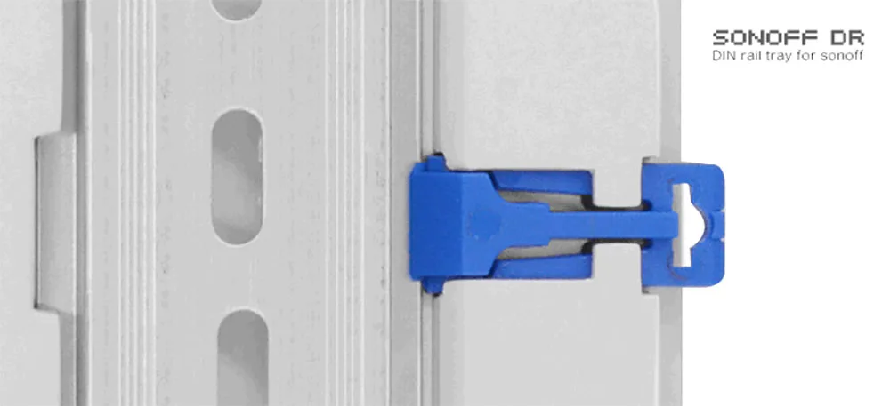 Интеллектуальный выключатель света Sonoff dr Din Rail регулируемая Монтажная рейка чехол решение для держателя для Sonoff установленный на комплекте направляющей для распределительный щит