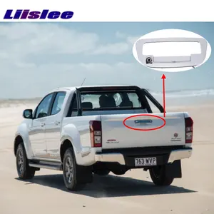 Задний вид автомобиля Камера для Chevrolet Isuzu d-max 2012  2018 авто парковочная пикап Резервное копирование Задняя дверная ручка магистрали CAM