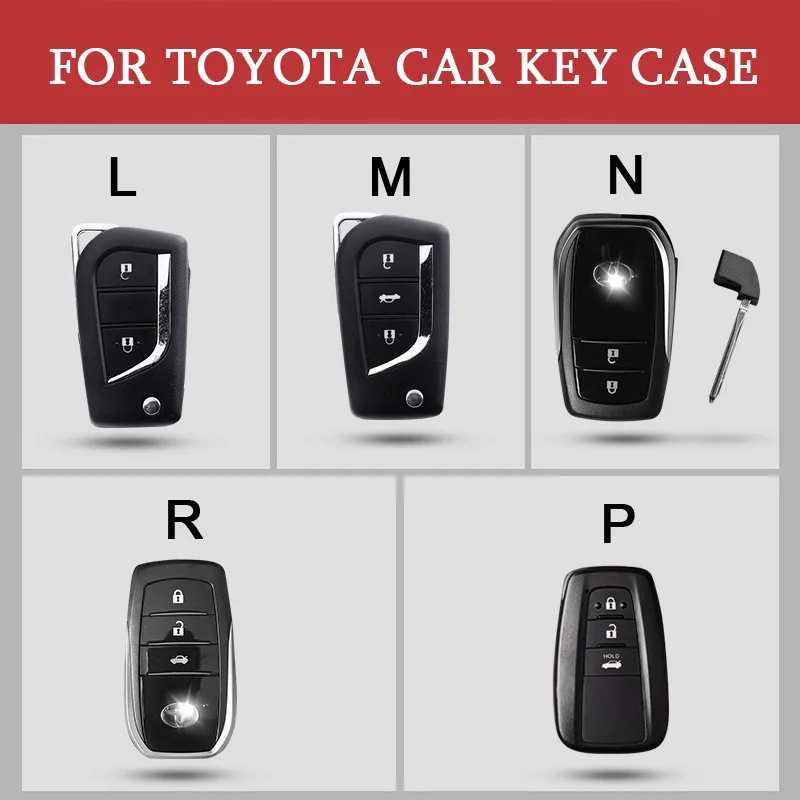 Автомобильный чехол для ключей из натуральной кожи Toyota new corolla Camry highhighlander Land