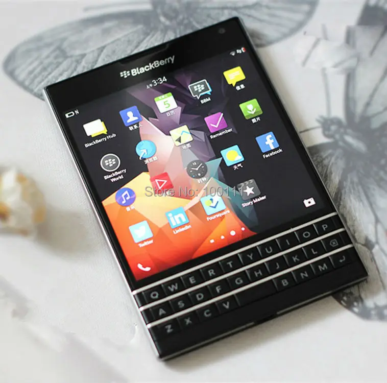 Оригинальный мобильный телефон BlackBerry passport Q30 разблокированный четырехъядерный 3