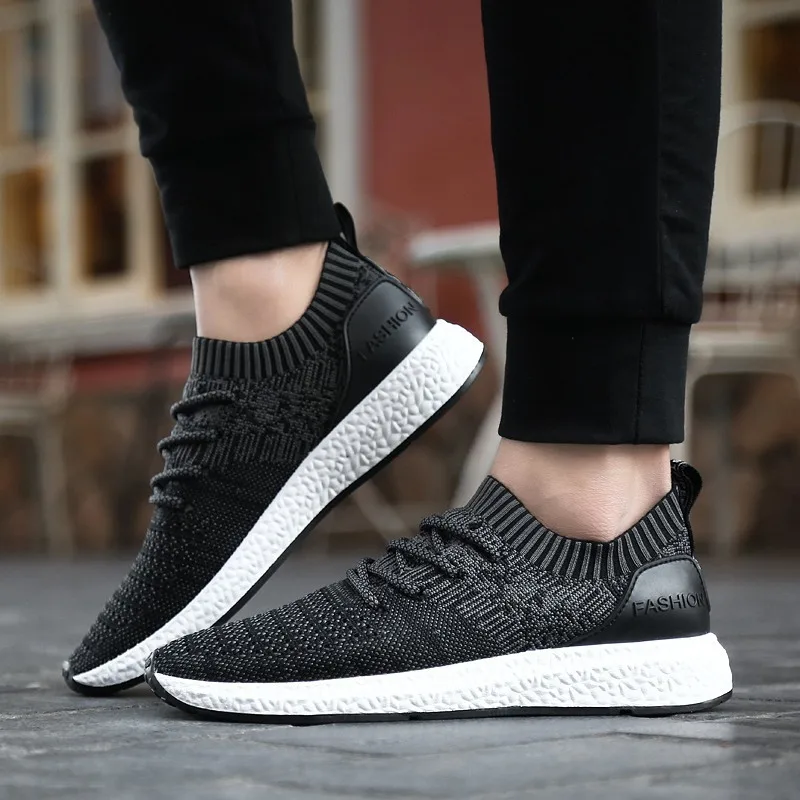 Men's Casual Shoes Flat 2018 High Quality Shallow Mouth Color Matching Slip-on Breathable Mesh Men Plus Size 38-46 | Обувь