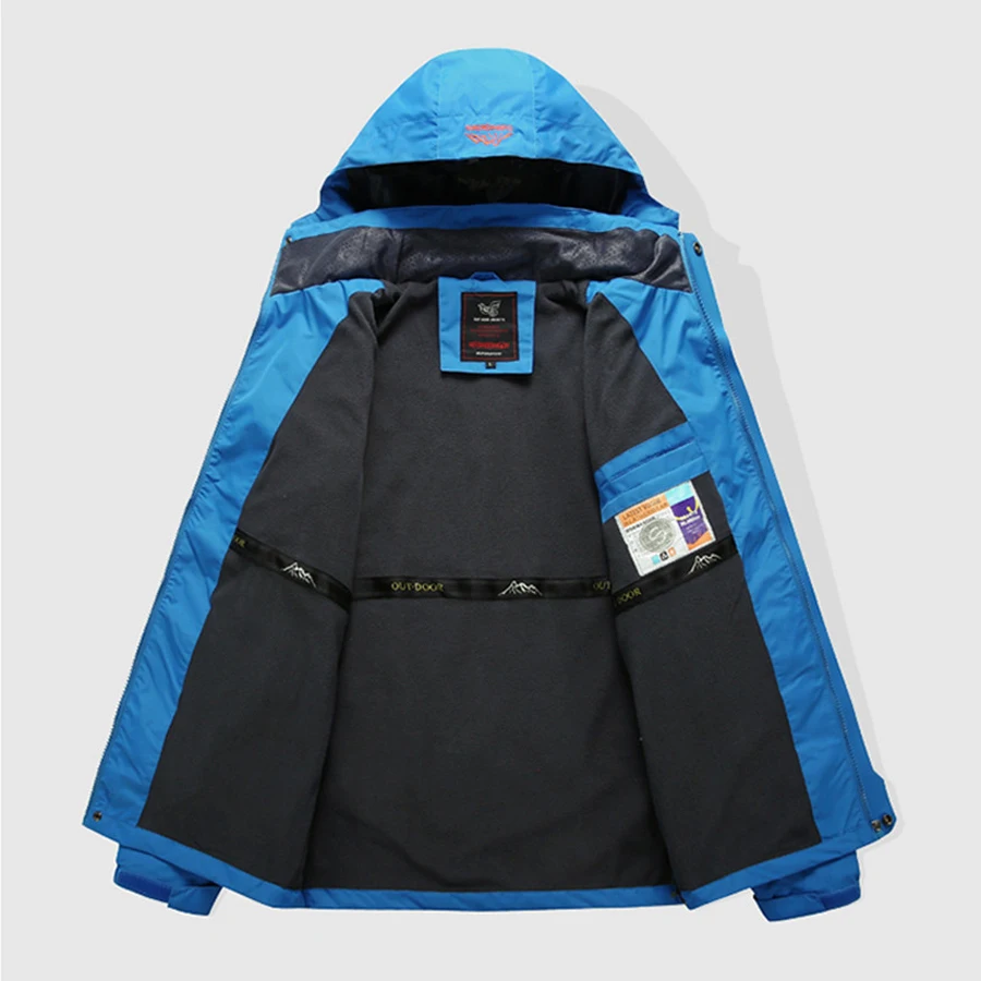 Большой размер 6XL 7XL 8XL флисовая Мужская осенняя куртка новая мужская