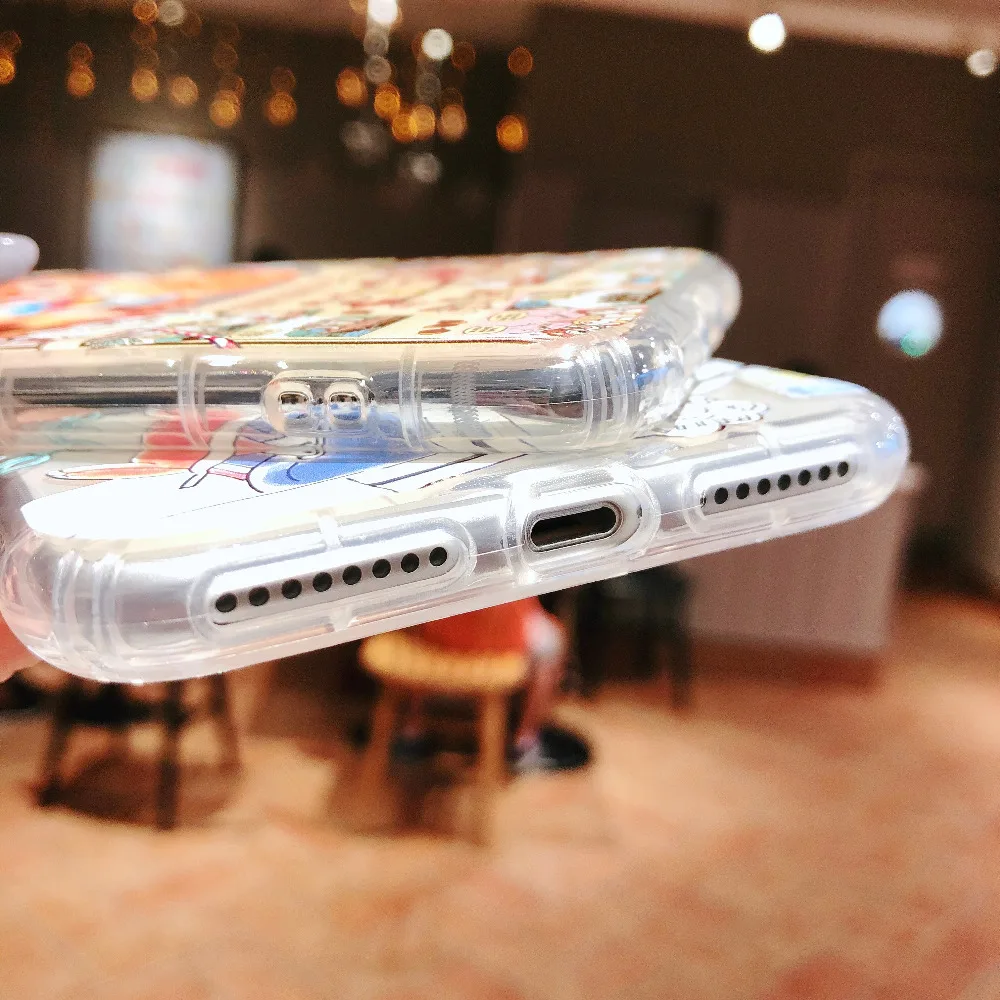 Чехол с милым чипом для iPhone 11 pro X XS MAX XR из мягкого ТПУ прозрачной белкой Brother чехол
