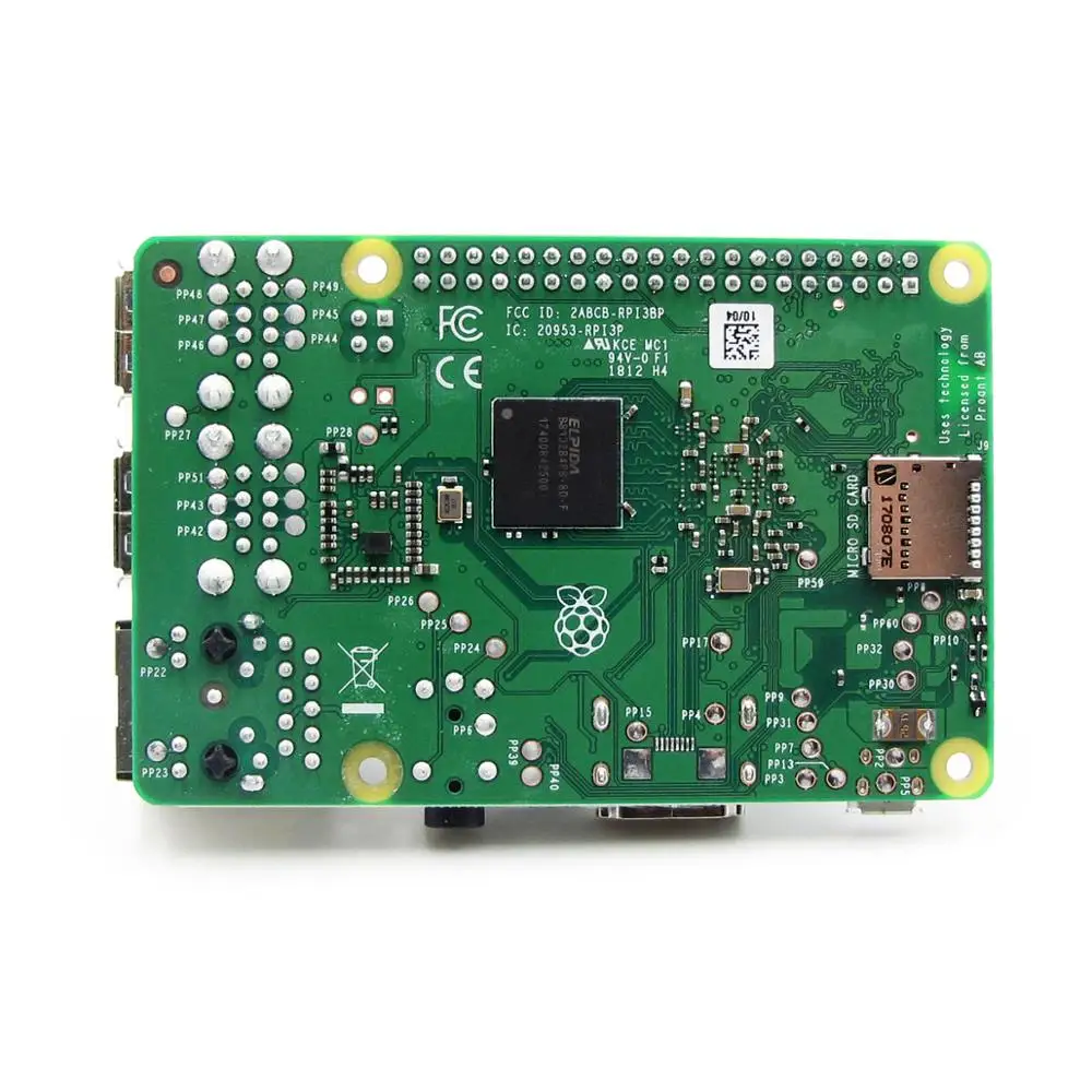 RS версия: 2018 новый оригинальный Raspberry Pi 3 Модель B + плюс BCM2837B0 1 ГБ SDRAM на борту Wi