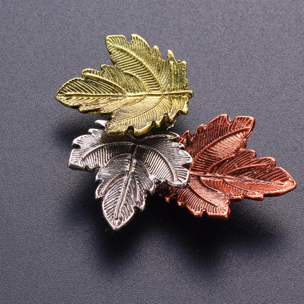 Изысканная мода Листья заколки броши для Для женщин большой 3 цвета цвета: