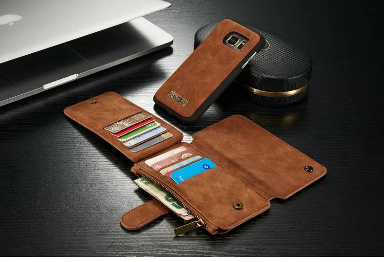CaseMe Stand Wallet Phone Case Leather For Samsung Galaxy S6 edge Plus S7 |