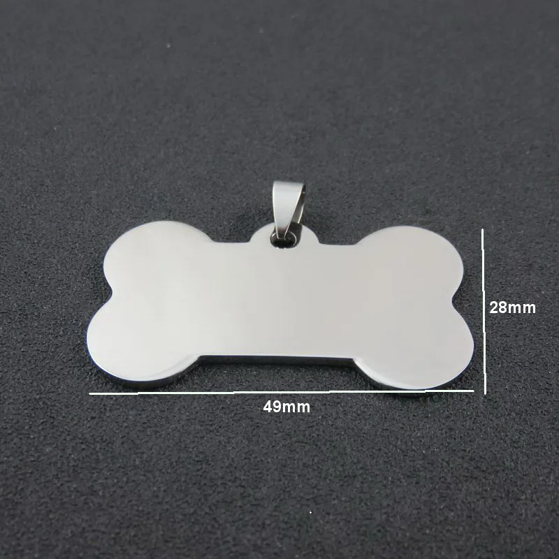 Пустые высокополированные подвески для ожерелья из нержавеющей стали ювелирные