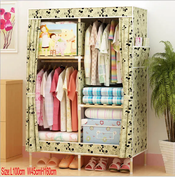 

Factory Price Solid Wood Wardrobe length 100 cm