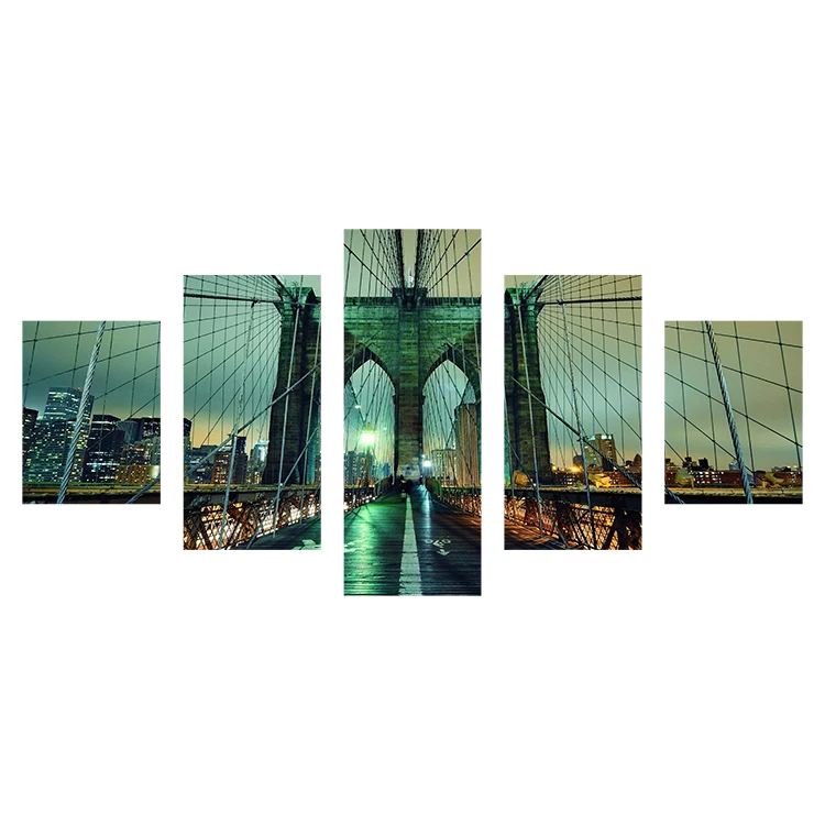 

No Frame brooklyn bridge Oil Painting Printed Painting Oil Painting On Canvas Oil Painting for Home Decor Wall Decor