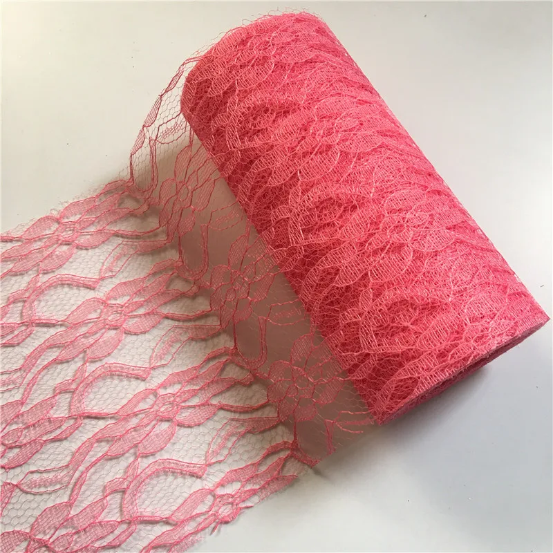 NA14-watermelon red DHANXINZ(9,2 м в рулоне) 15 см, фатиновая юбка-пачка из органзы в рулоне, для свадьбы, Рождества, дня рождения, вечеринки, для детей - Цвет: NA14-watermelon red