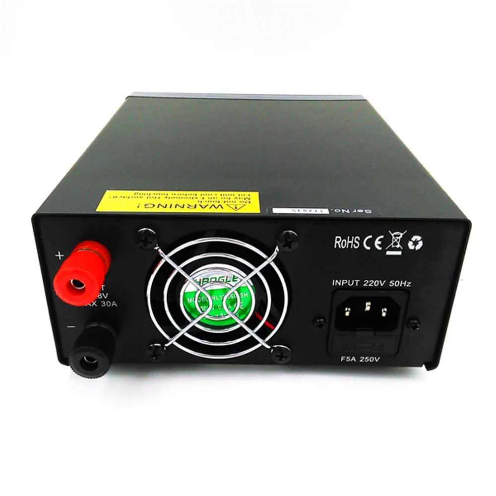Kup Wysokowydajny Konwerter DC 220V PS-30SW IV 13.8v 30A źródło Przełącznika QJE PS30SW IV Do Radia Samochodowego TH-9800 KT-8900 KT-7900D