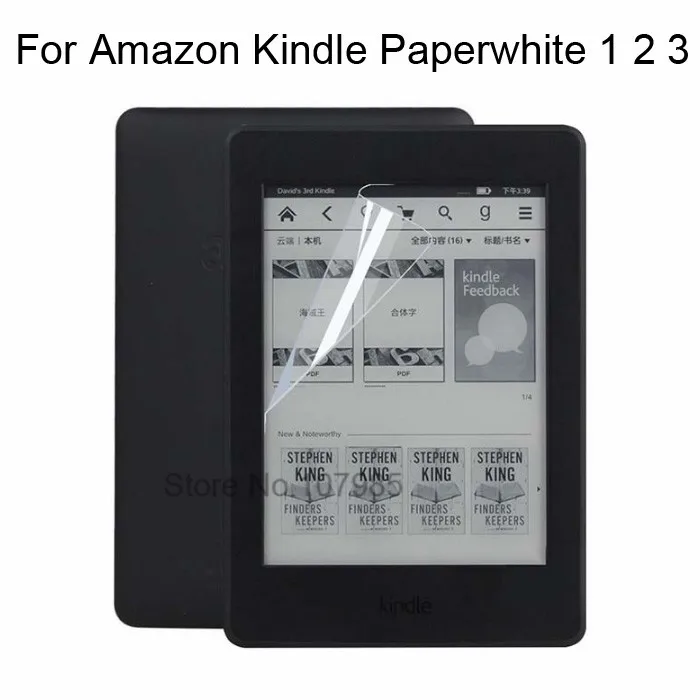 Ультрапрозрачная Защитная пленка для ЖК экрана Amazon Kindle Paperwhite 1/2/3 защитная