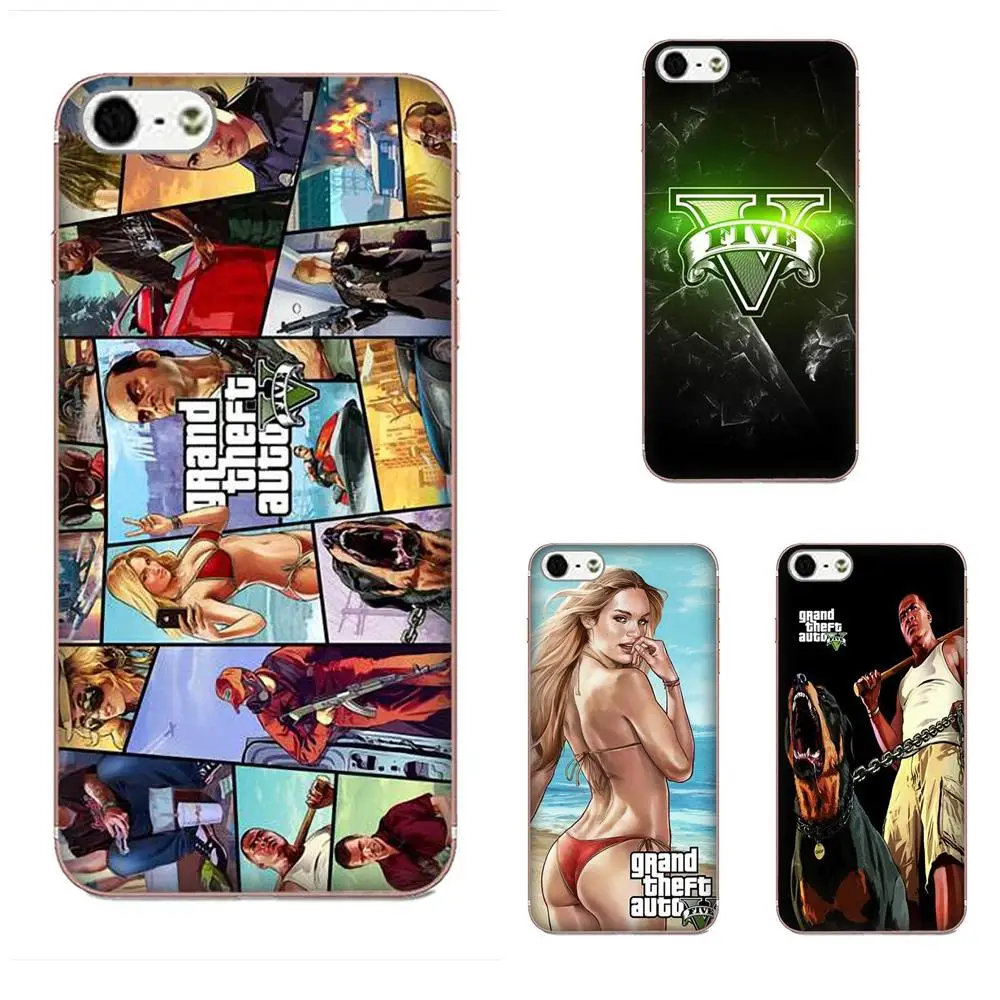 Милый чехол из ТПУ для Galaxy J1 J2 J3 J330 J4 J5 J6 J7 J730 J8 2015 2016 2017 2018 mini Pro Grand Theft Auto Gta 5