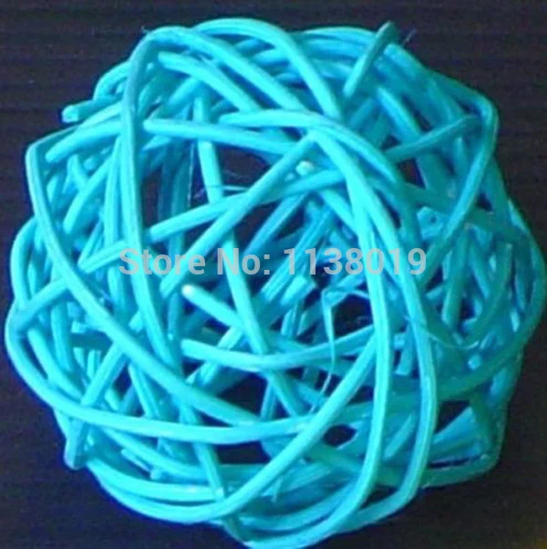 Длина 2 м 20 штук бирюзовый цвет Обувь синего цвета ротанговая Пальма клубок