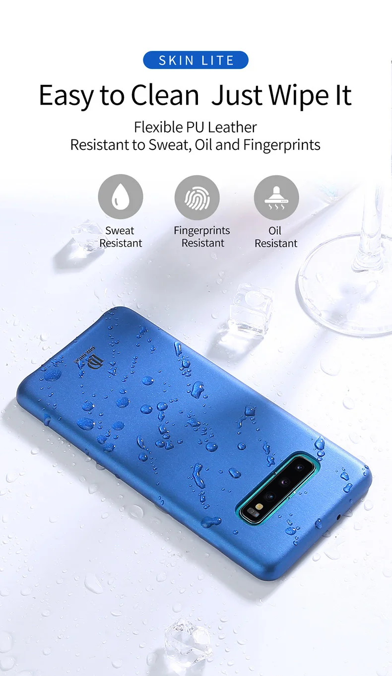 Ультра тонкий PU кожаный чехол для samsung Galaxy S10 Мягкий защитный Plus S10e S 10 | Мобильные