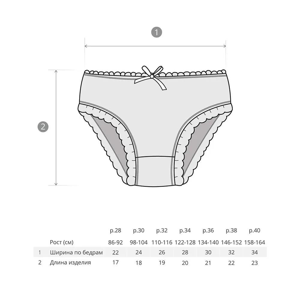 Трусы BOSSA NOVA для девочек 'Basic'|Нижнее белье пеленки и панталоны| |