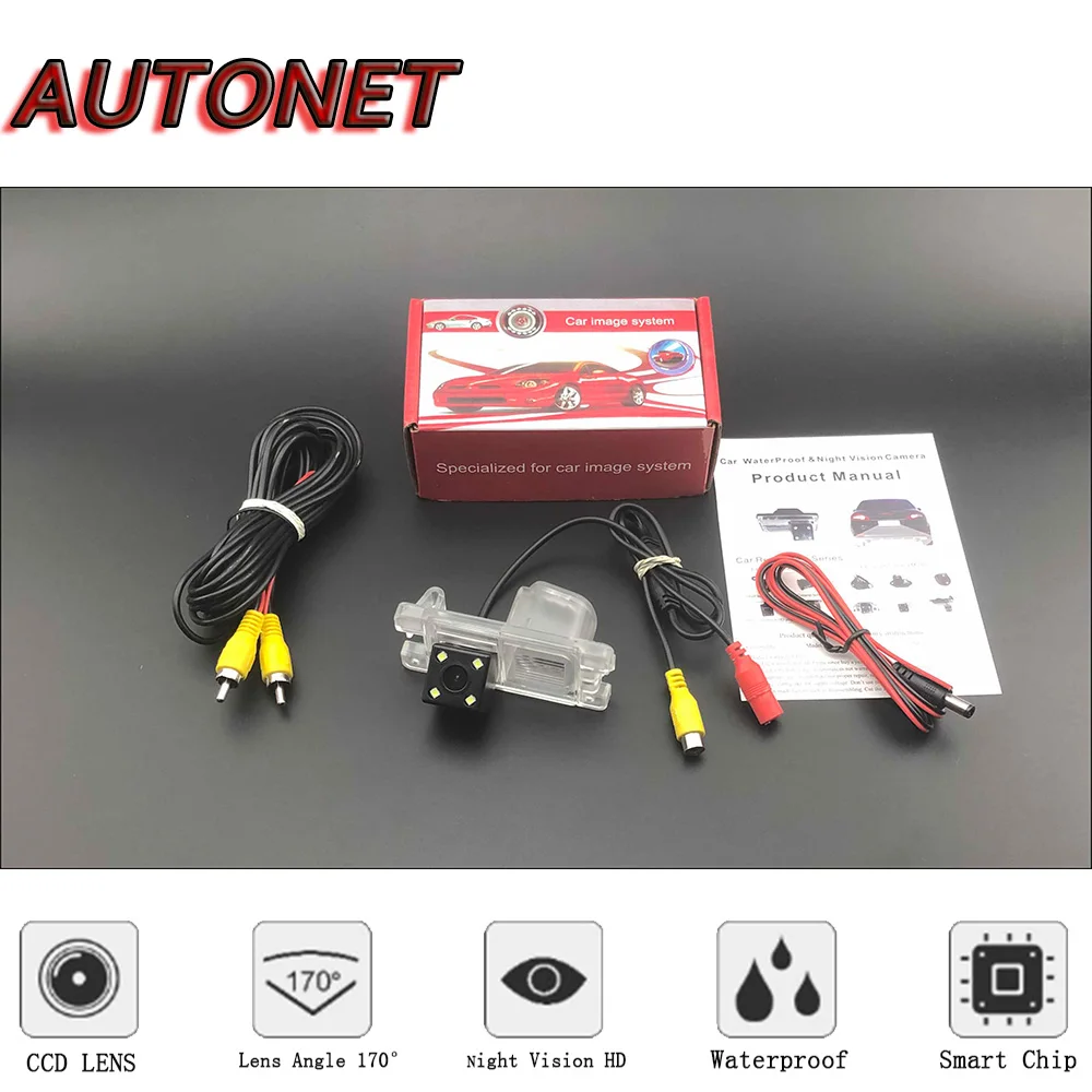 AUTONET HD ночного видения резервная камера заднего вида для Mitsubishi Pajero TR4/iO/Pinin CCD/номерной знак камера или кронштейн