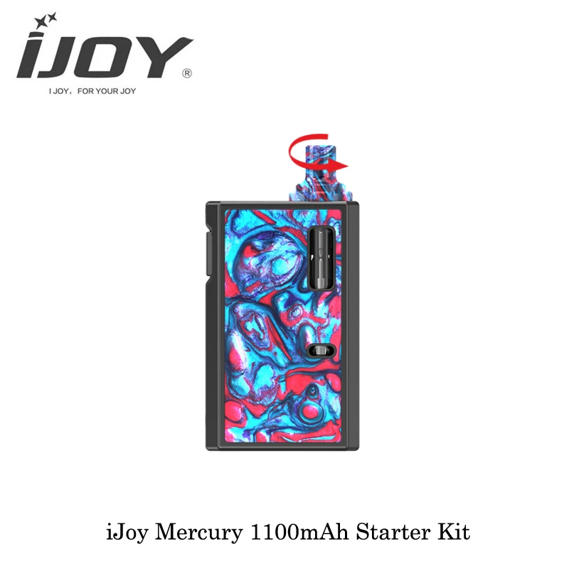 Электронная сигарета iJoy Mercury 1100mAh стартовый комплект 12 Вт Выход 2 мл емкость с