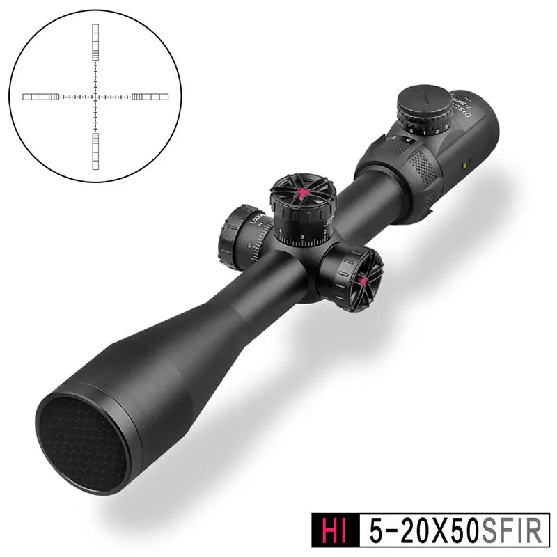 Оптический прицел Discovery HI 5 20X50SFIR тактический охотничий с подсветкой|Оптические