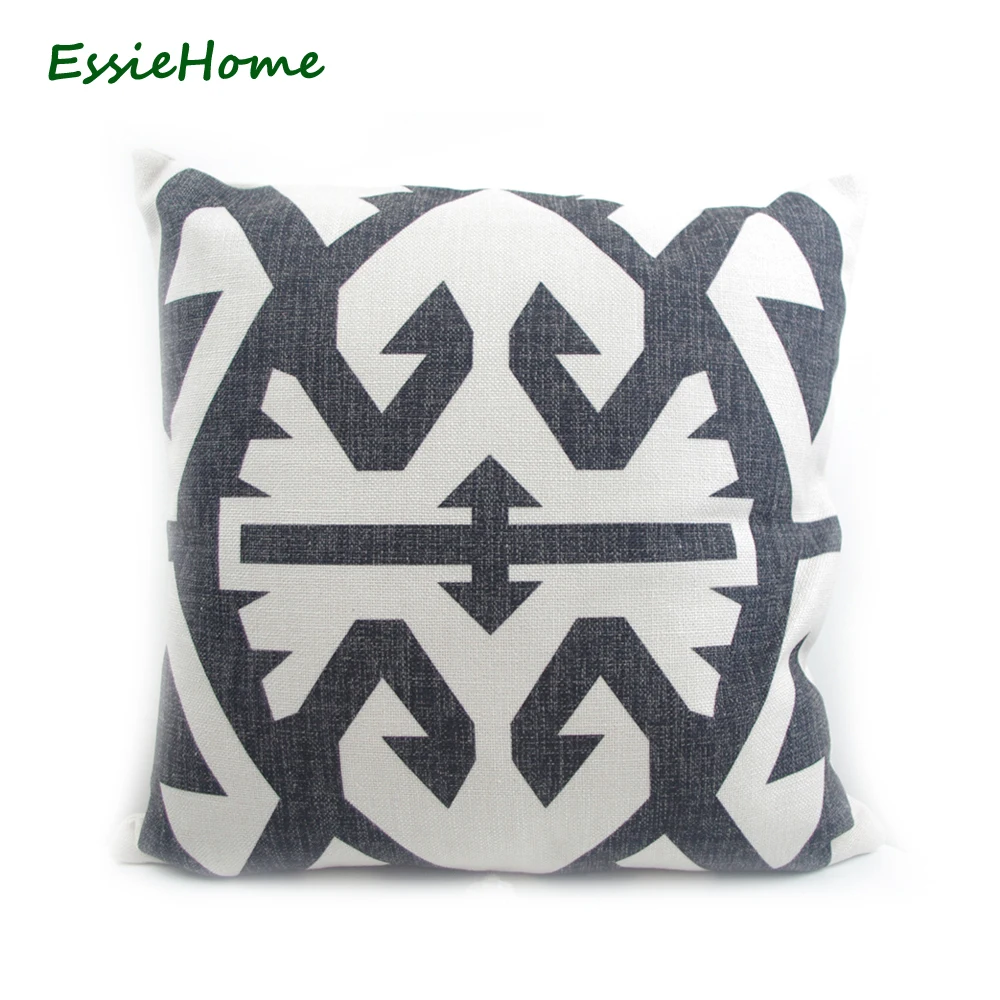 ESSIE домашний высококачественный цифровой принт черный турецкий этнический