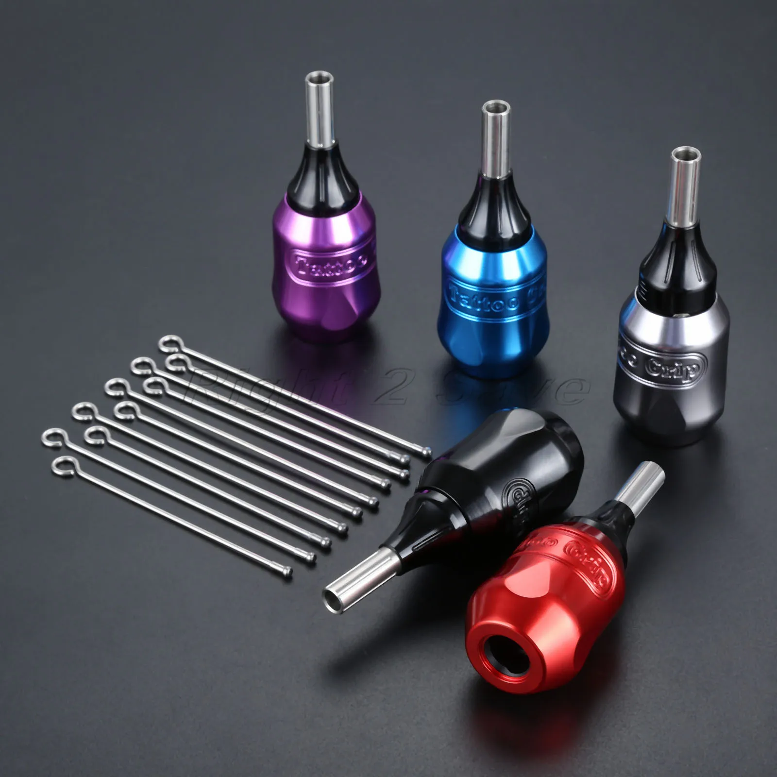 Рукоятка для тату-машинки 3 шт./компл. 32 мм регулируемая алюминиевые спицы