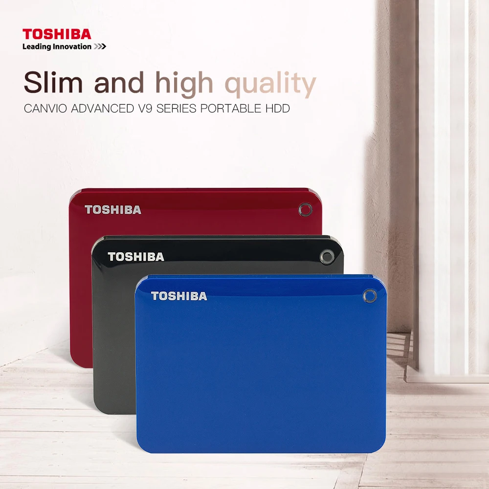TOSHIBA Canvio 2 5 &quotвнешний жесткий диск ТБ HDD USB 3 0 HD портативный disco duro внешний для