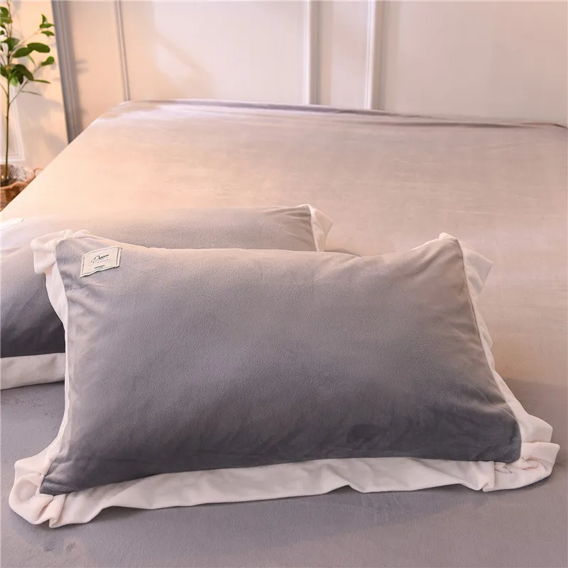 Комплект бархатного постельного белья из 4 предметов Королевский очень мягкий