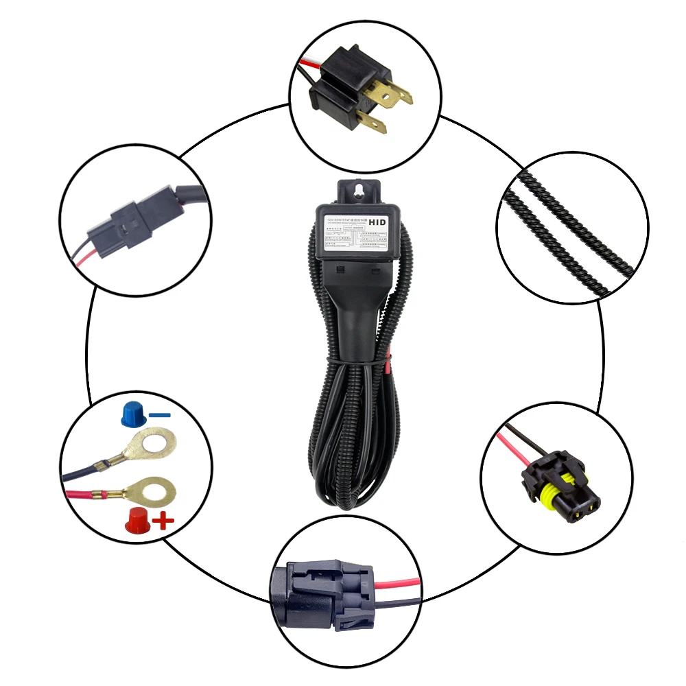 LOAUT 110W H4-2 угол поворота H4-3 телескопическая HID Hi Lo лампочка фары 12V 3000 K-12000 K высокой