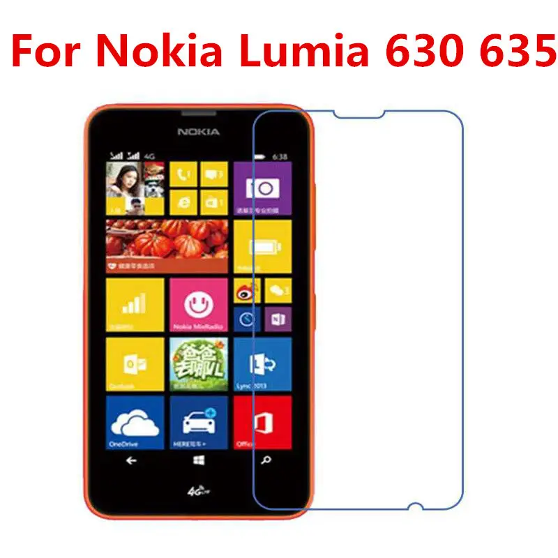Ультратонкое Защитное стекло для экрана 0 3 мм Microsoft Nokia Lumia 435 630 635 520 550 820 830 930 |