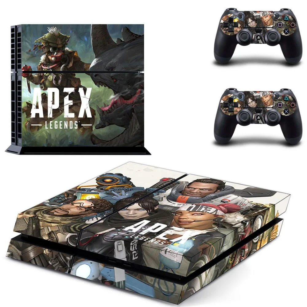 Apex legends наклейка для PS4 консоль и наклейка на контроллер для sony playstation 4 консоль и два контроллера