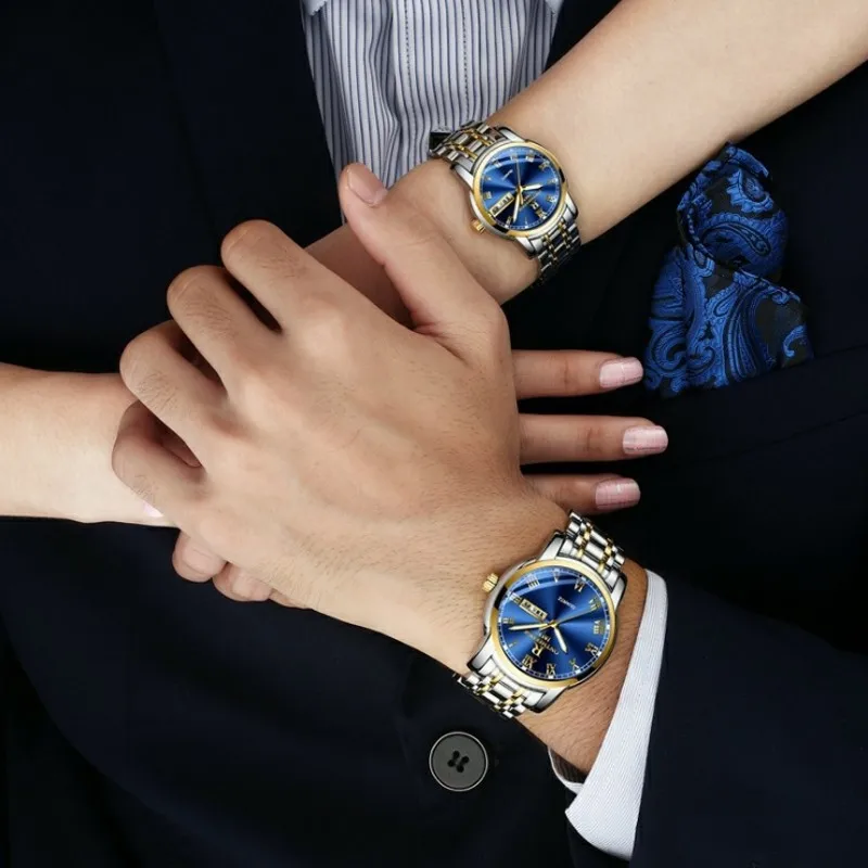 2019 мужские часы женские подарок на день Святого Валентина Топ бренд Роскошные