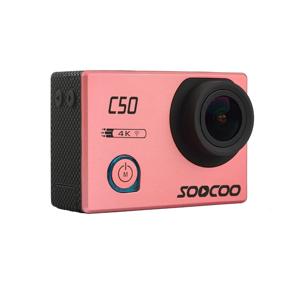 Soocoo c50 4К спорт камера wifi гироскопа регулируемые углы обзора ntk96660 30 м
