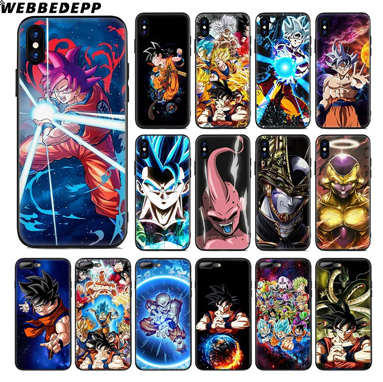 WEBBEDEPP DRAGON BALL Z Goku Мягкий силиконовый чехол для Apple iPhone 11 Pro Xr Xs Max X или 10 8 7 6 6S Plus 5 5S SE