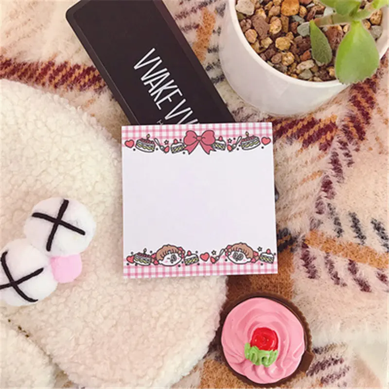 Coloffice 2 шт./компл. корейский милая девушка блокнот Kawaii N раз заметки студентов канцелярские бумага закладки для школьных учебников поставки