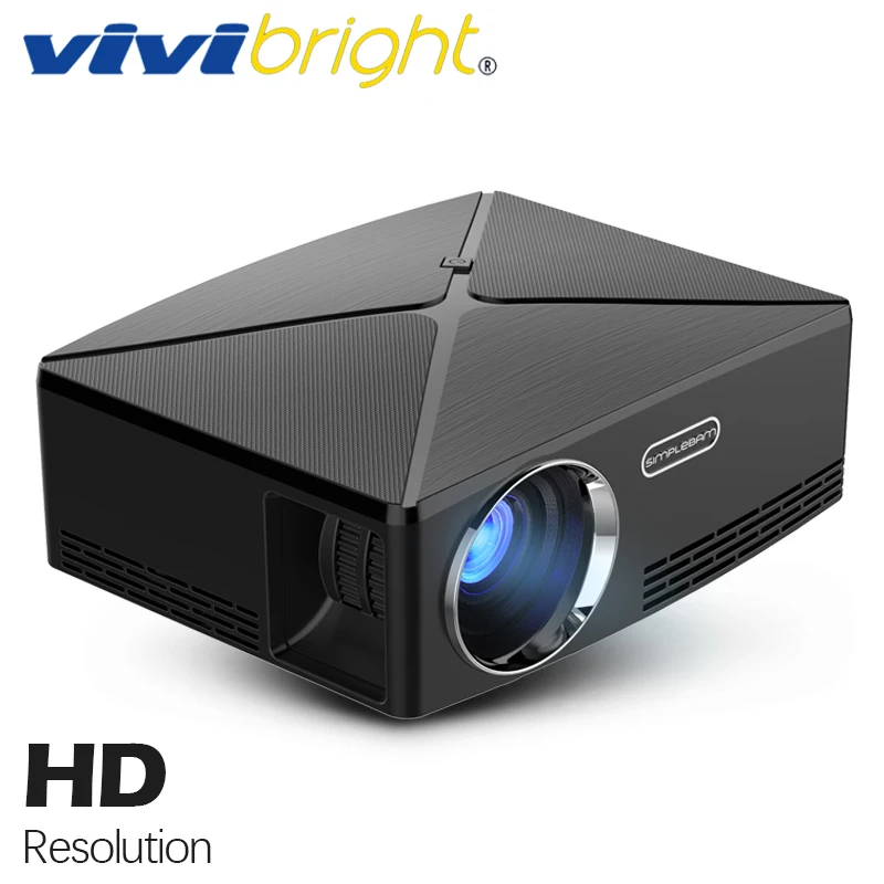 VIVIBright wifi проектор C80 UP. 1280x720. Android 6 0 Bluetooth умный светодиодный видеопроектор