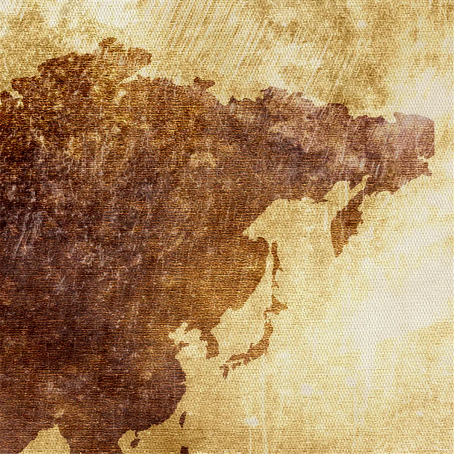 Винтажный настенный постер в стиле ретро с изображением старого мира | Дом и сад