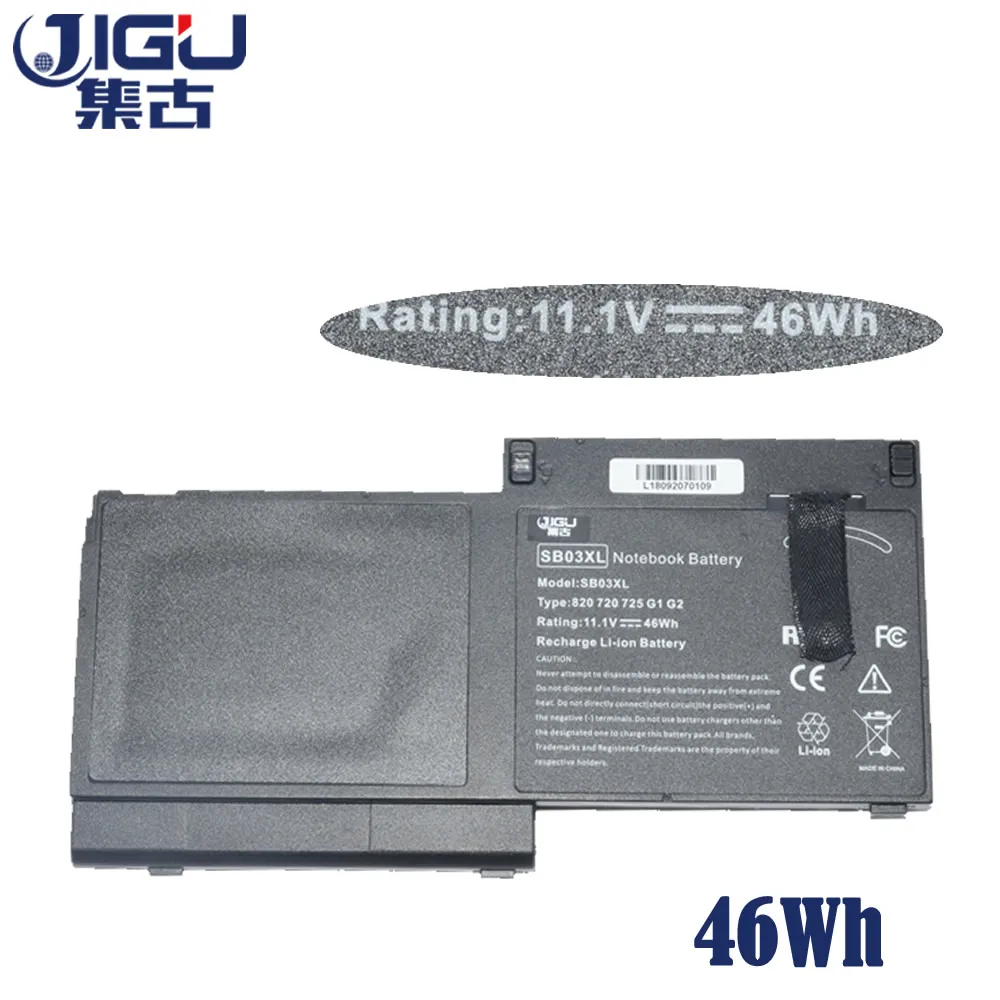 Аккумулятор для ноутбука JIGU E7U25AA HSTNN IB4T l13C SB03046XL SB03XL HP EliteBook 720 G1 G2 725 820|Аккумуляторы