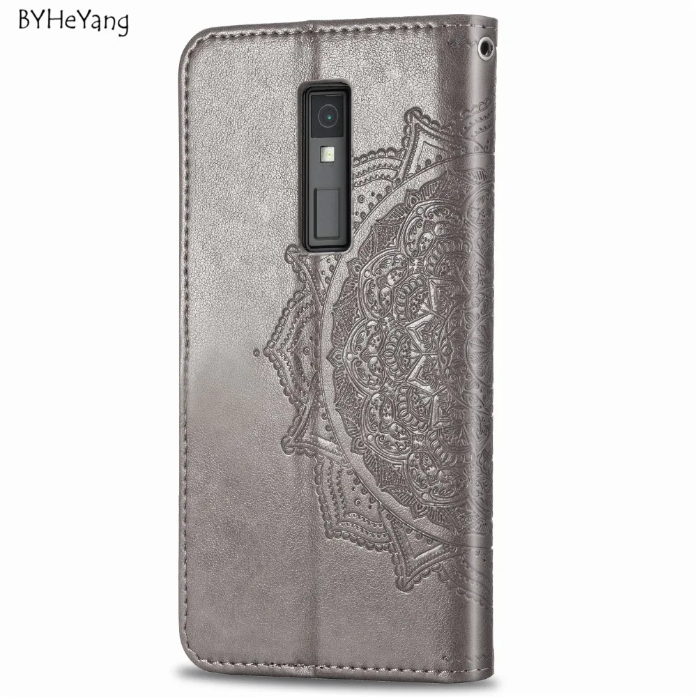 Чехол для KYOCERA URBANO V04 с отделением карт откидной из искусственной кожи чехол