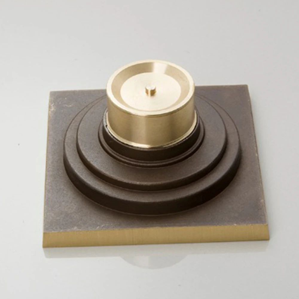 Роскошный простой латунный фильтр для пола отполированный гравитационный