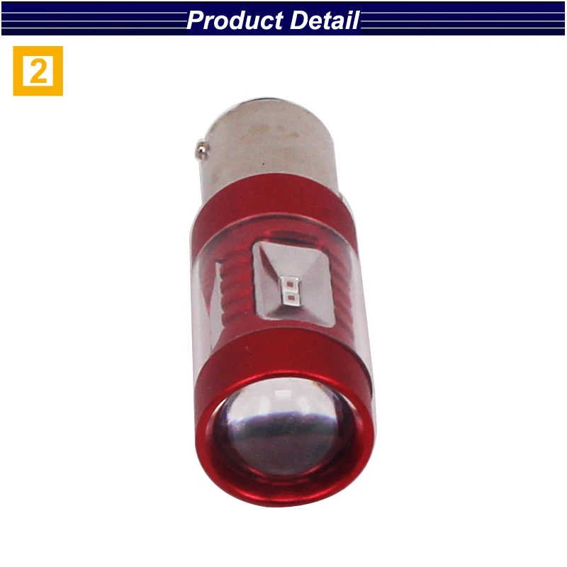 Eseastar 2 шт. 1157 BAY15D светодиодная лампа P21/5 Вт BAU15S H4 H7 9005 12SMD CSP автоматические