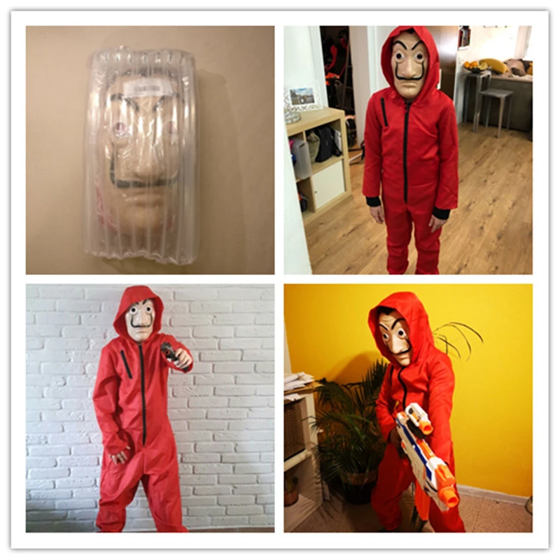 La Casa De Papel Salvador Dali маска Money Heist The House Of paper для косплея, вечерние костюмы на Хэллоуин, маска для детей, взрослых, мужчин