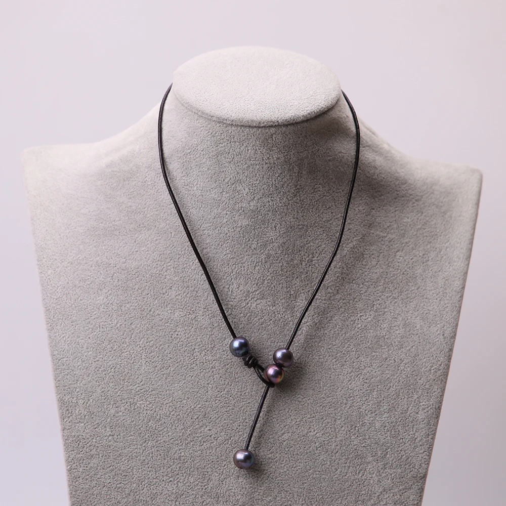 Женское Ожерелье с синим жемчугом ожерелье-чокер из бисера ручной работы