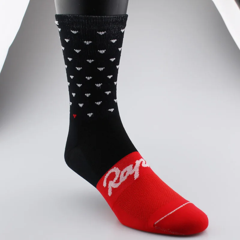 Rapha высококачественные профессиональные брендовые дышащие спортивные носки для шоссейного велосипеда/носки для горных велосипедов/гоночные велосипедные носки - Цвет: red