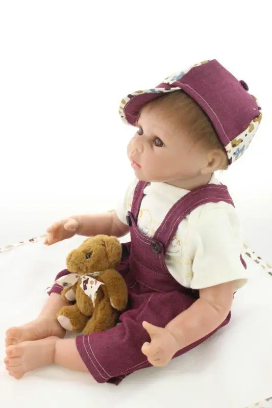 Реалистичная кукла реборн новорожденных Bebe Reborn для маленьких девочек 22
